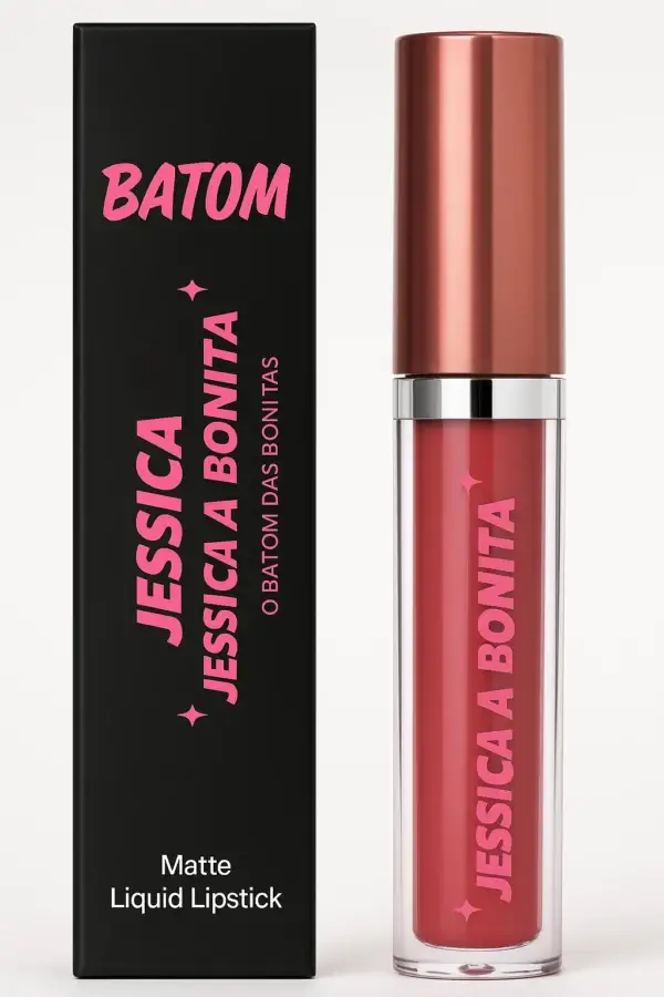 Batom Líquido Fosco à Prova d'Água